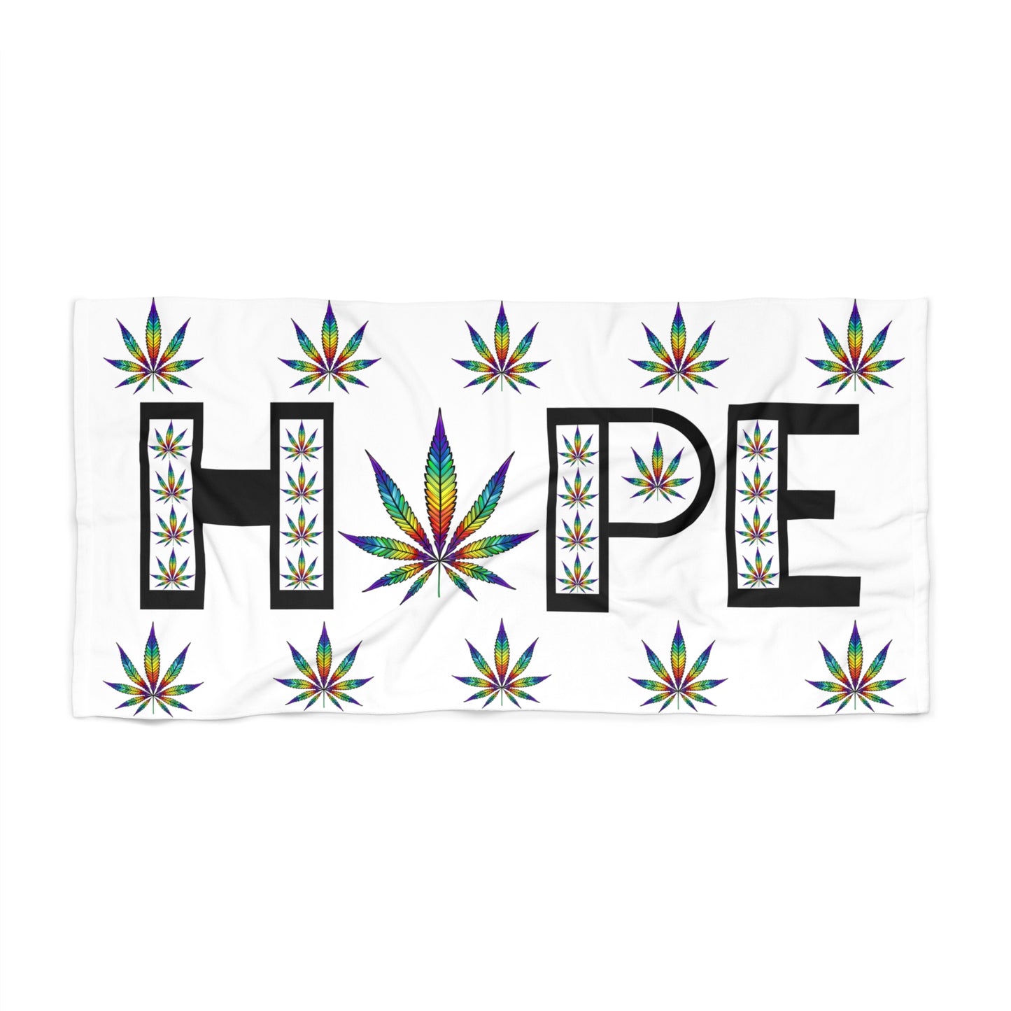 Cannabis Hope Beach Towel