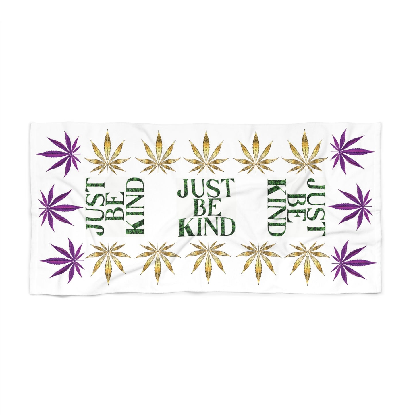 Just Be Kind Beach Towel