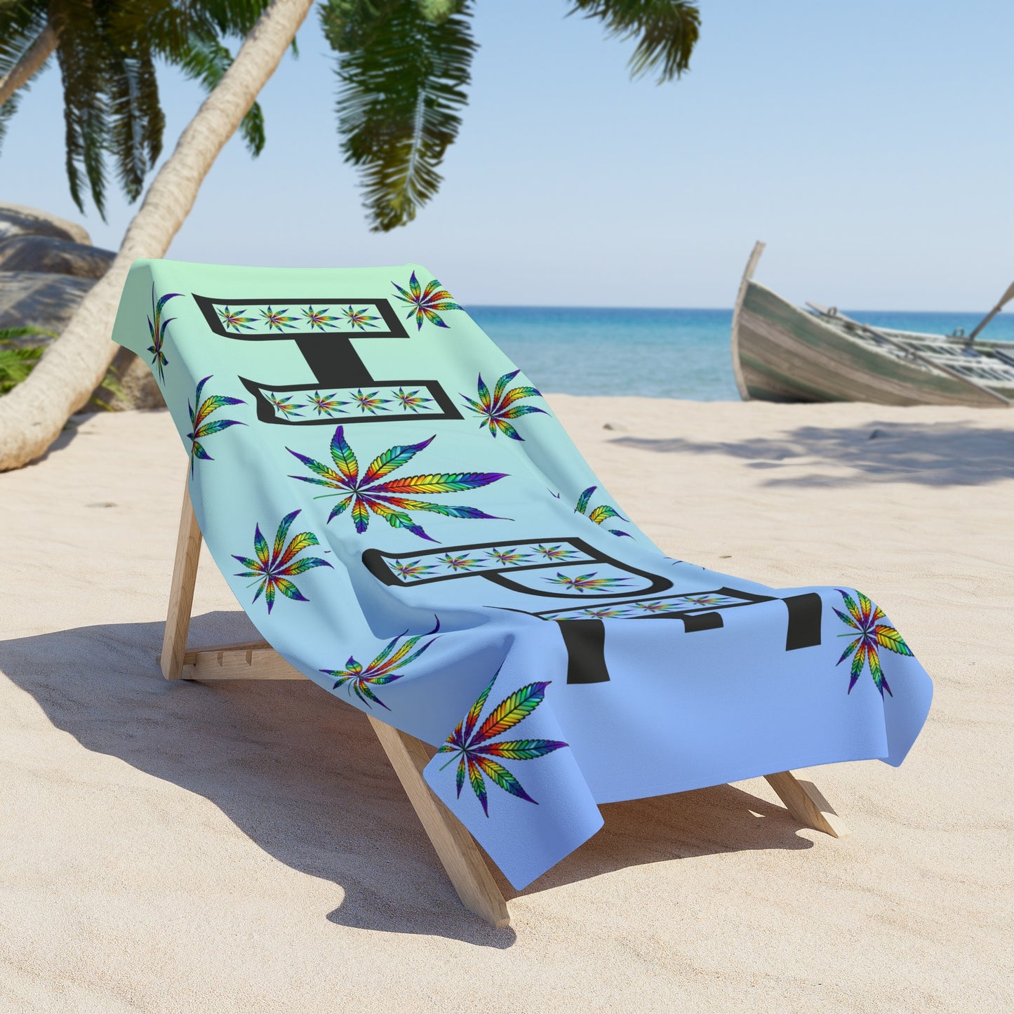 Cannabis Hope Beach Towel