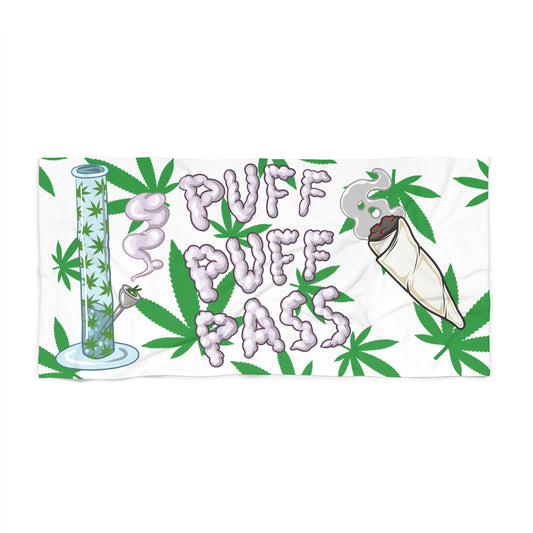 Puff Puff Pass Beach Towel