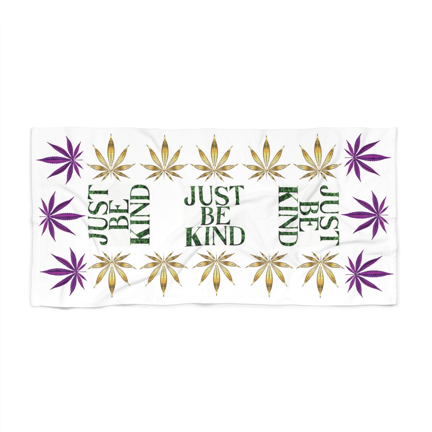 Just Be Kind Beach Towel