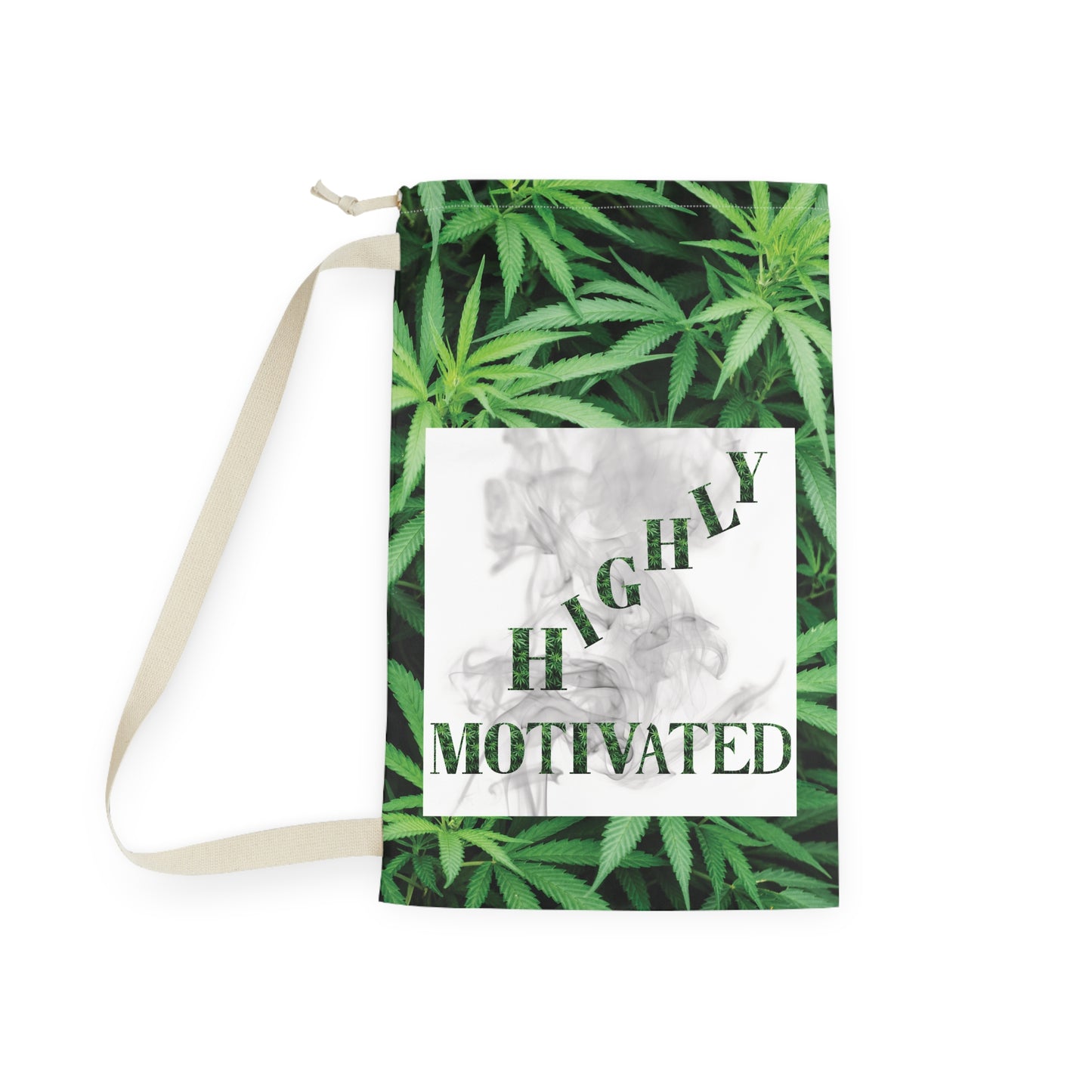 Highly Motivated Cannabis Laundry Bag