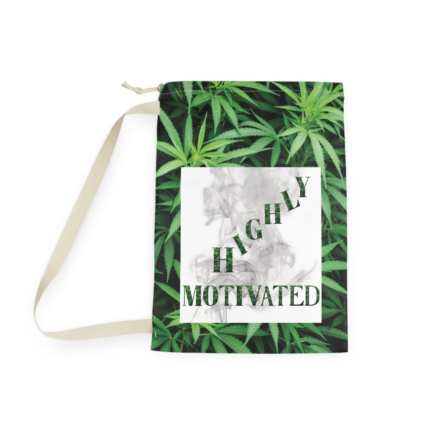 Highly Motivated Cannabis Laundry Bag