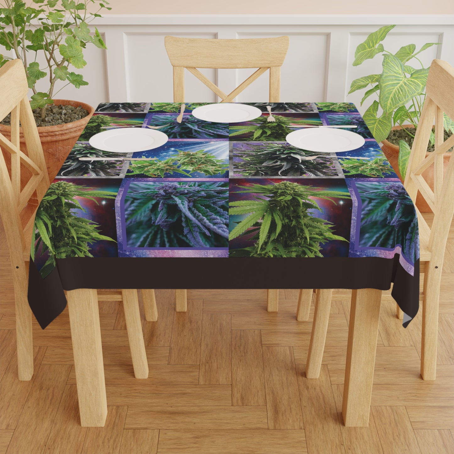 Our Cannabis Galaxy Tablecloth