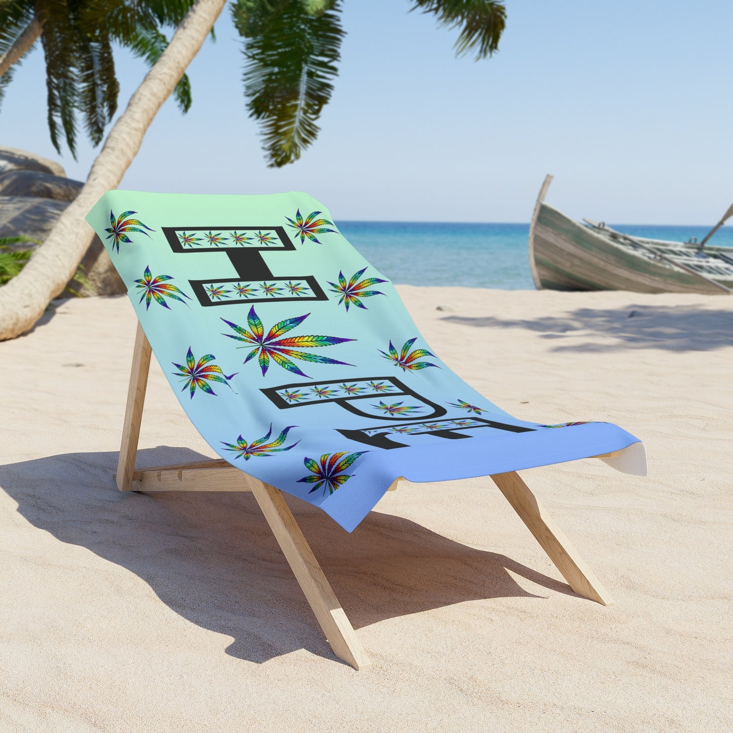 Cannabis Hope Beach Towel