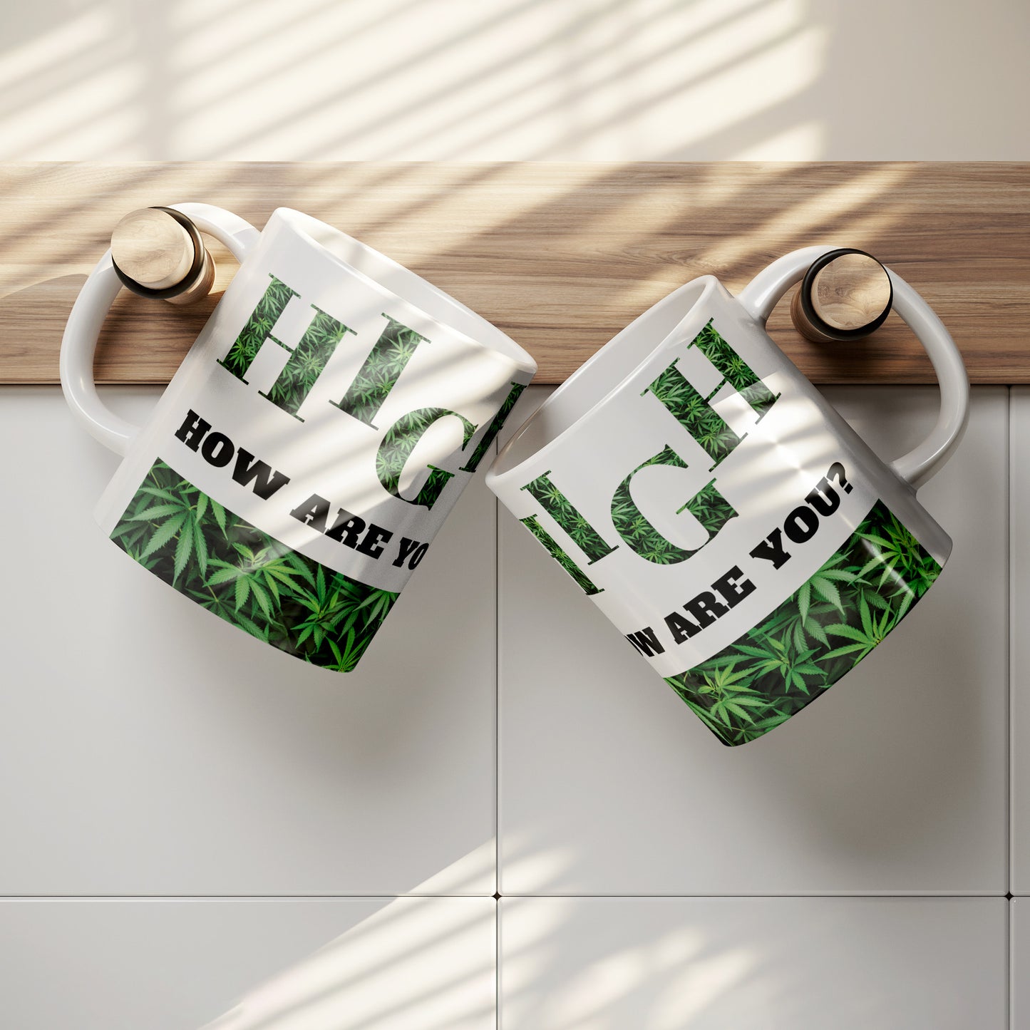 High How Are You Cannabis Inspired Mug