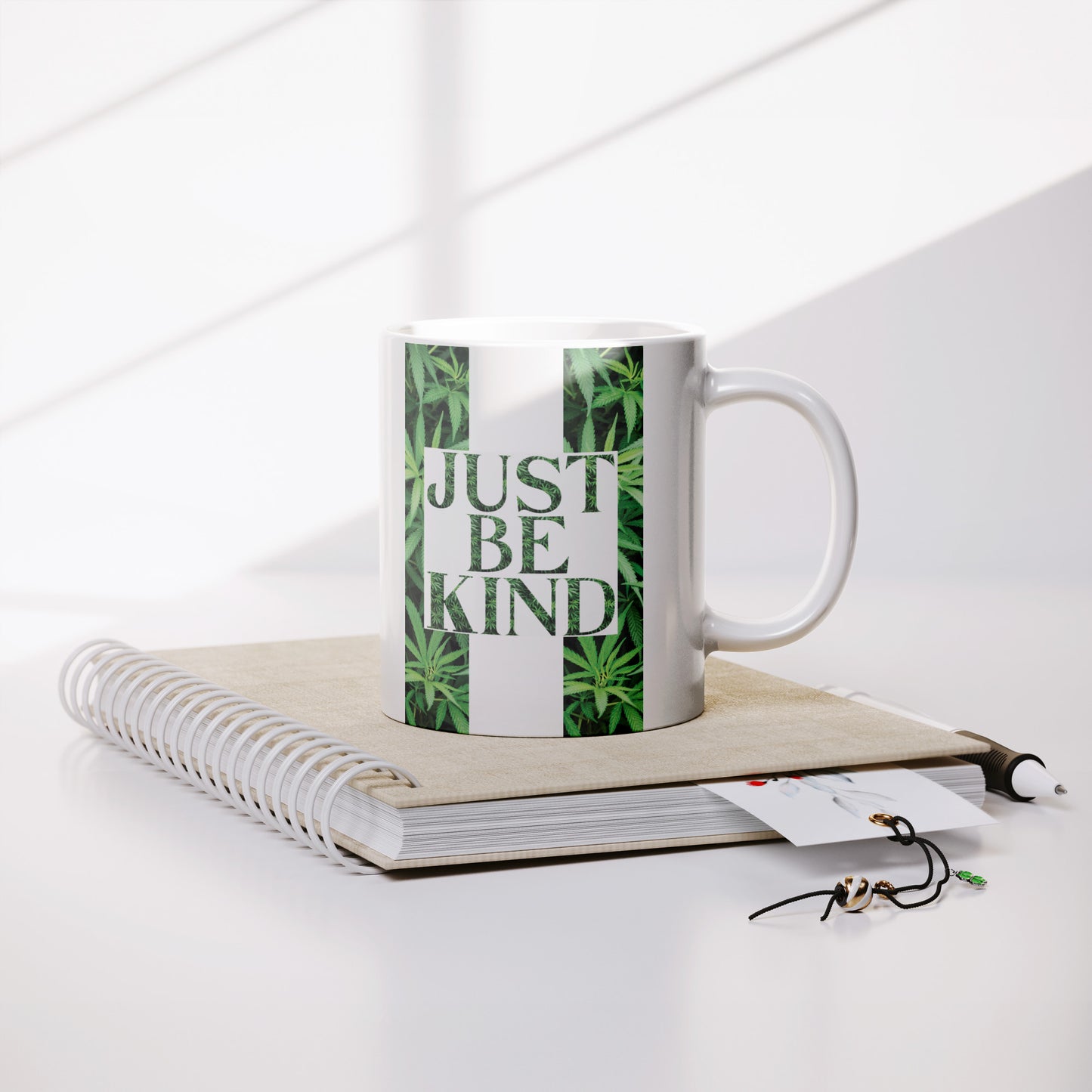 Just Be Kind Cannabis Mug