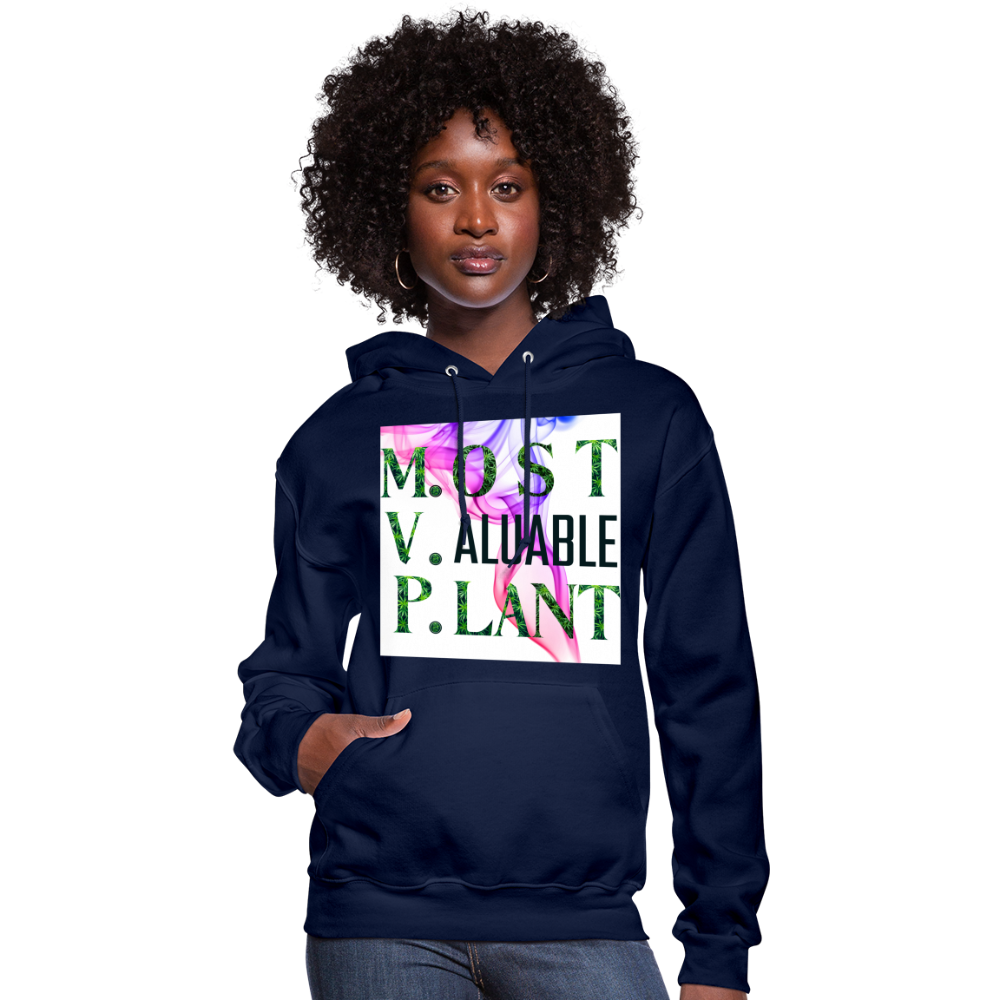 Most Valuable Plant Ladies Hoodie - navy