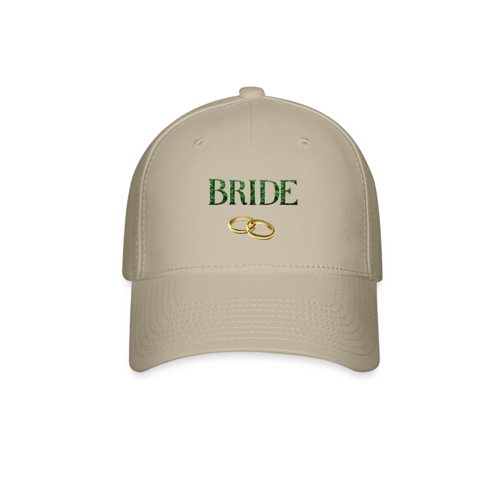 Cannabis Bride Baseball Cap - khaki