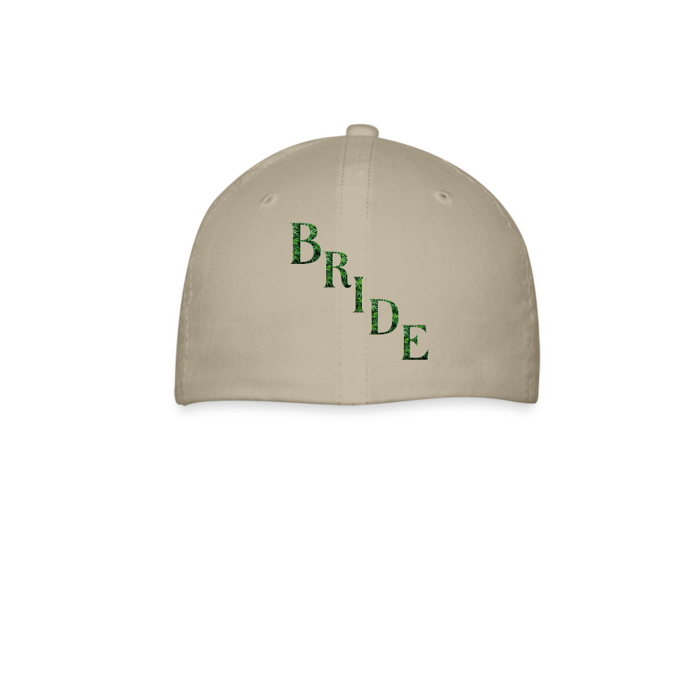 Cannabis Bride Baseball Cap - khaki