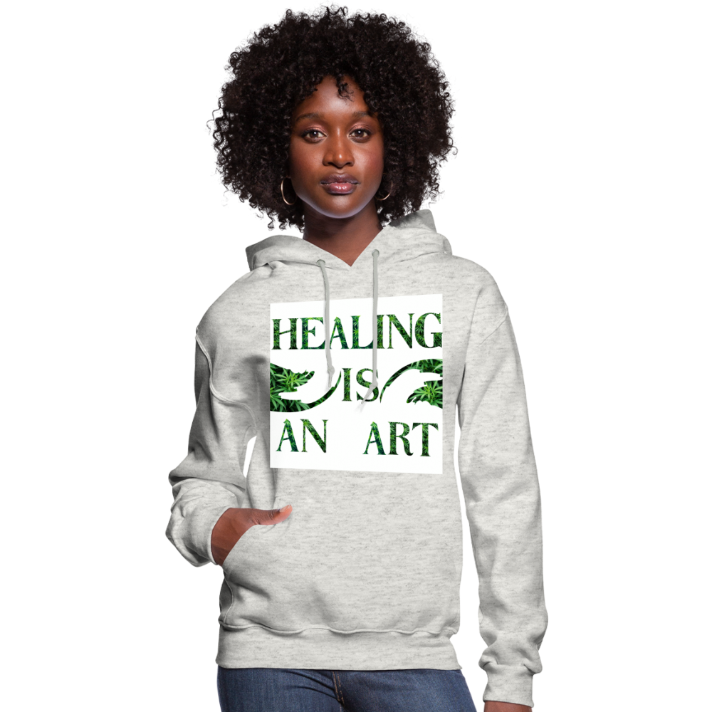 Women's Hoodie - heather oatmeal