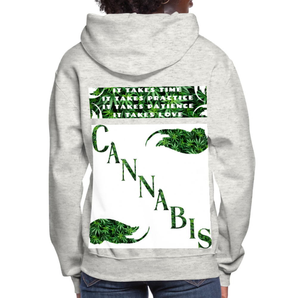 Women's Hoodie - heather oatmeal