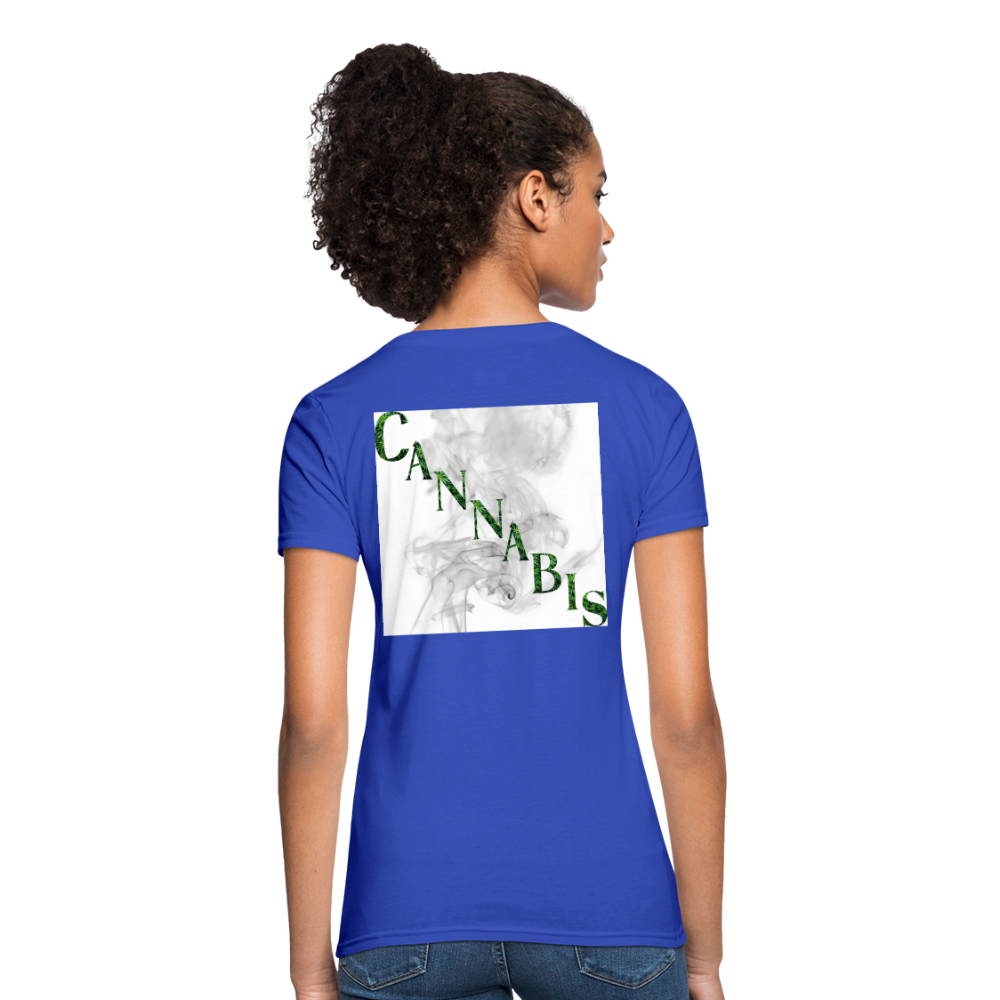 Highly Motivated Cannabis Ladies T-Shirt - royal blue