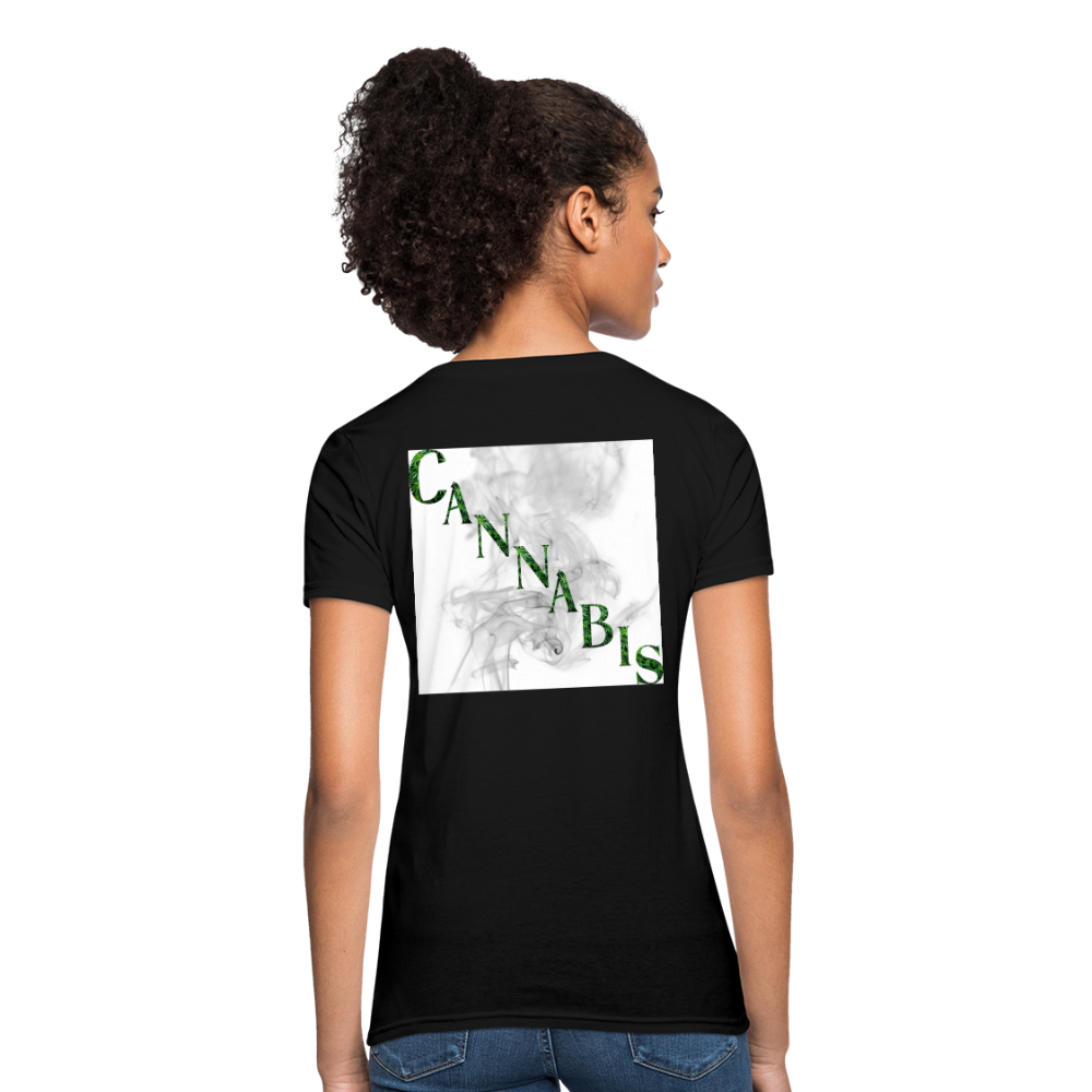 Highly Motivated Cannabis Ladies T-Shirt - black