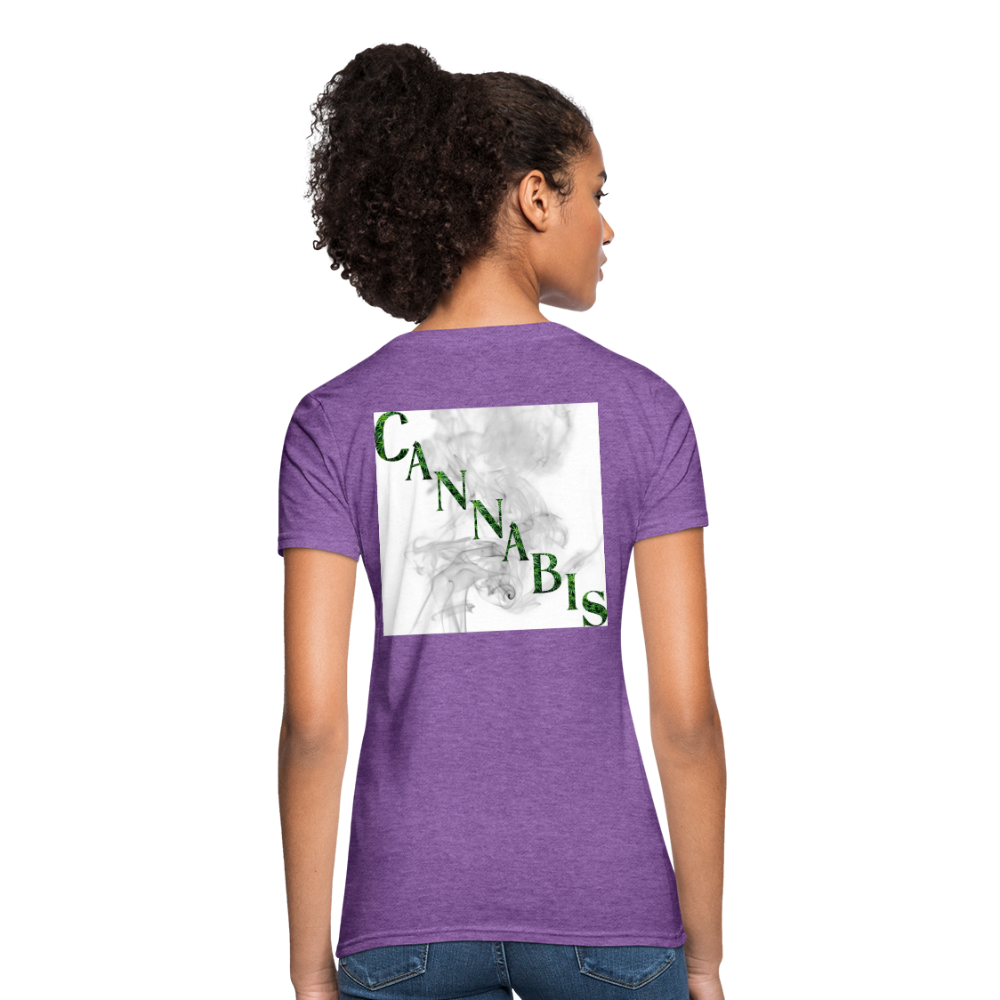 Highly Motivated Cannabis Ladies T-Shirt - purple heather