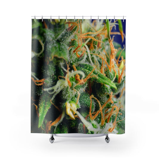 Capelli Arancioni Cannabis Shower Curtain