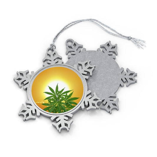 Pewter Snowflake Ornament