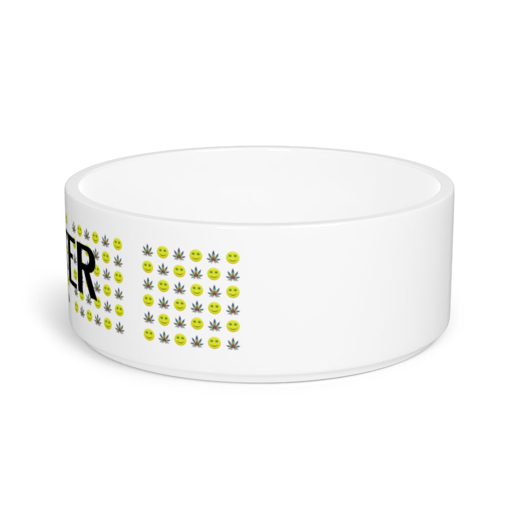 Customizable Cannabis Pet Bowl- Faccina Cannabis Pet Bowl