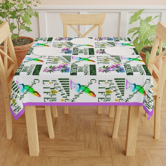 Cannabis For Fuel Tablecloth