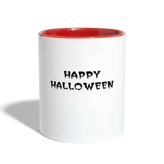 Contrast Coffee Mug - white/red