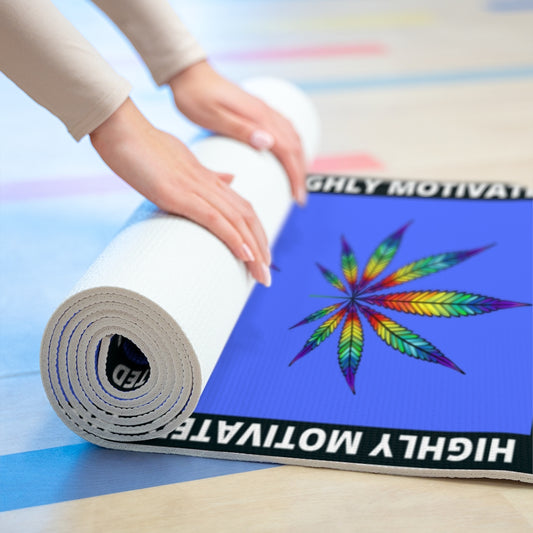 Highly Motivated Cannabis Foam Yoga Mat