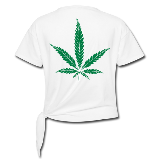 Women's Knotted T-Shirt - white