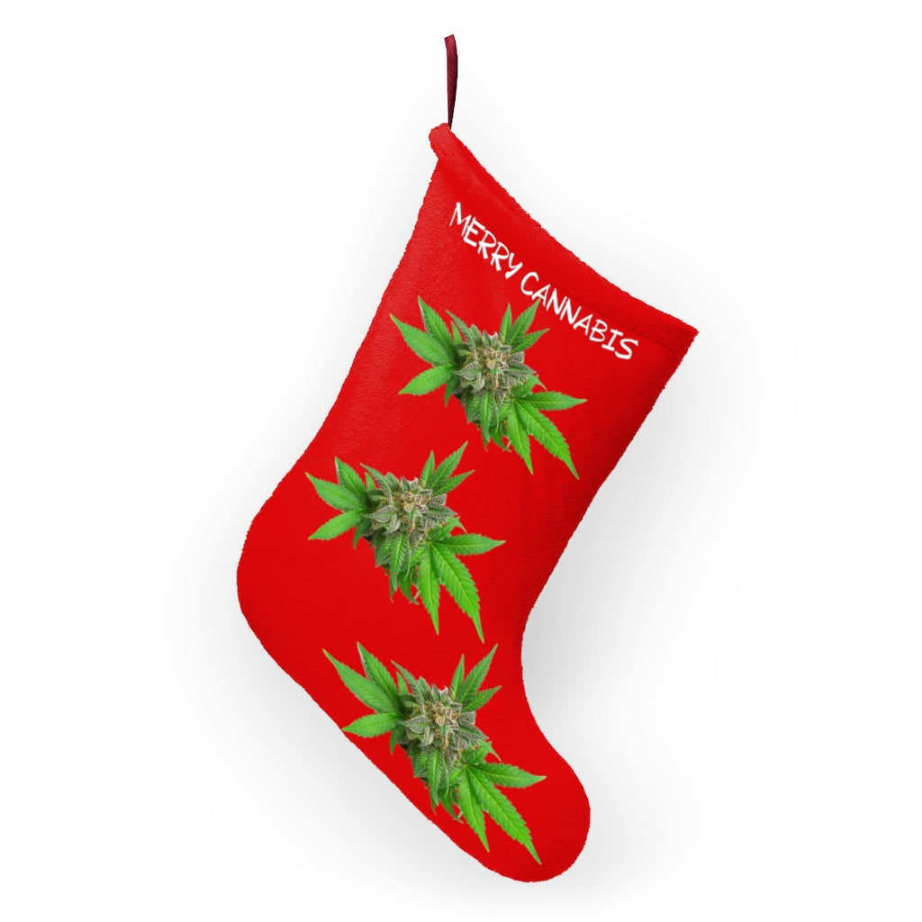 Merry Cannabis Christmas Stocking