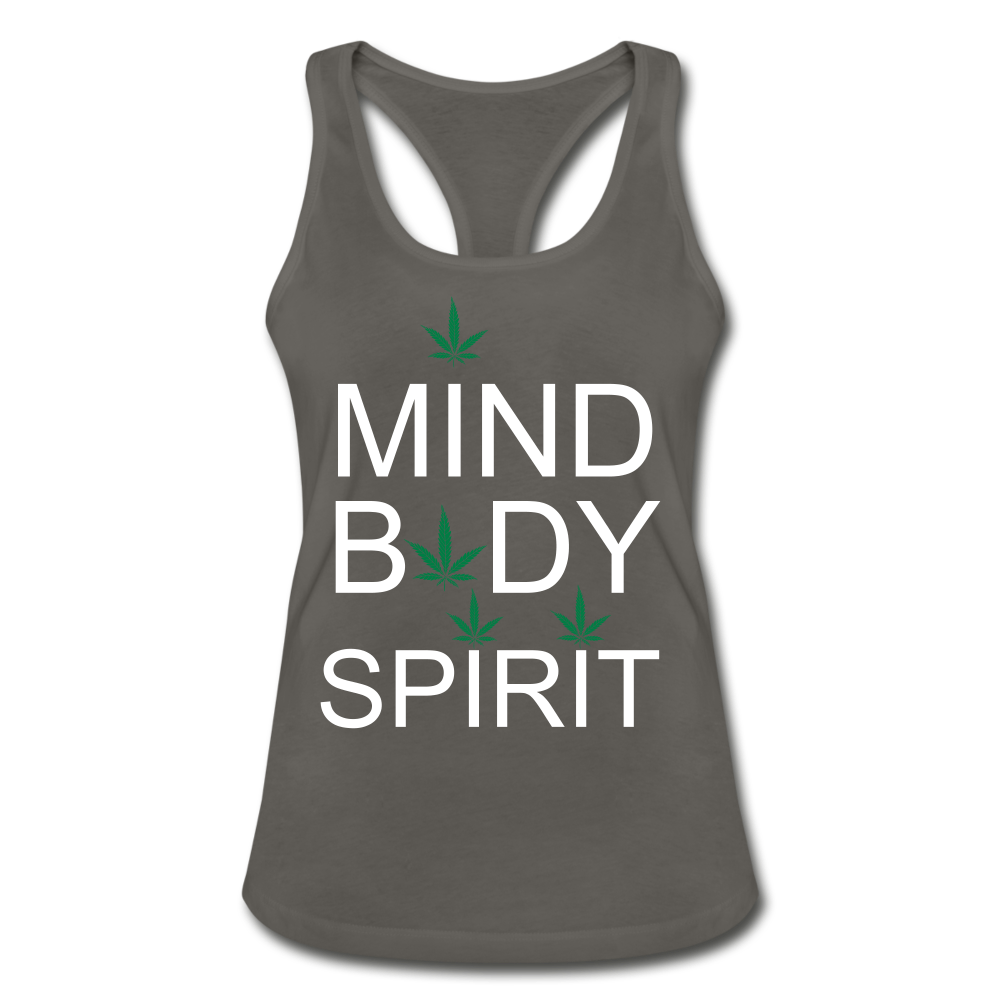 Women's Racerback Tank Top - charcoal