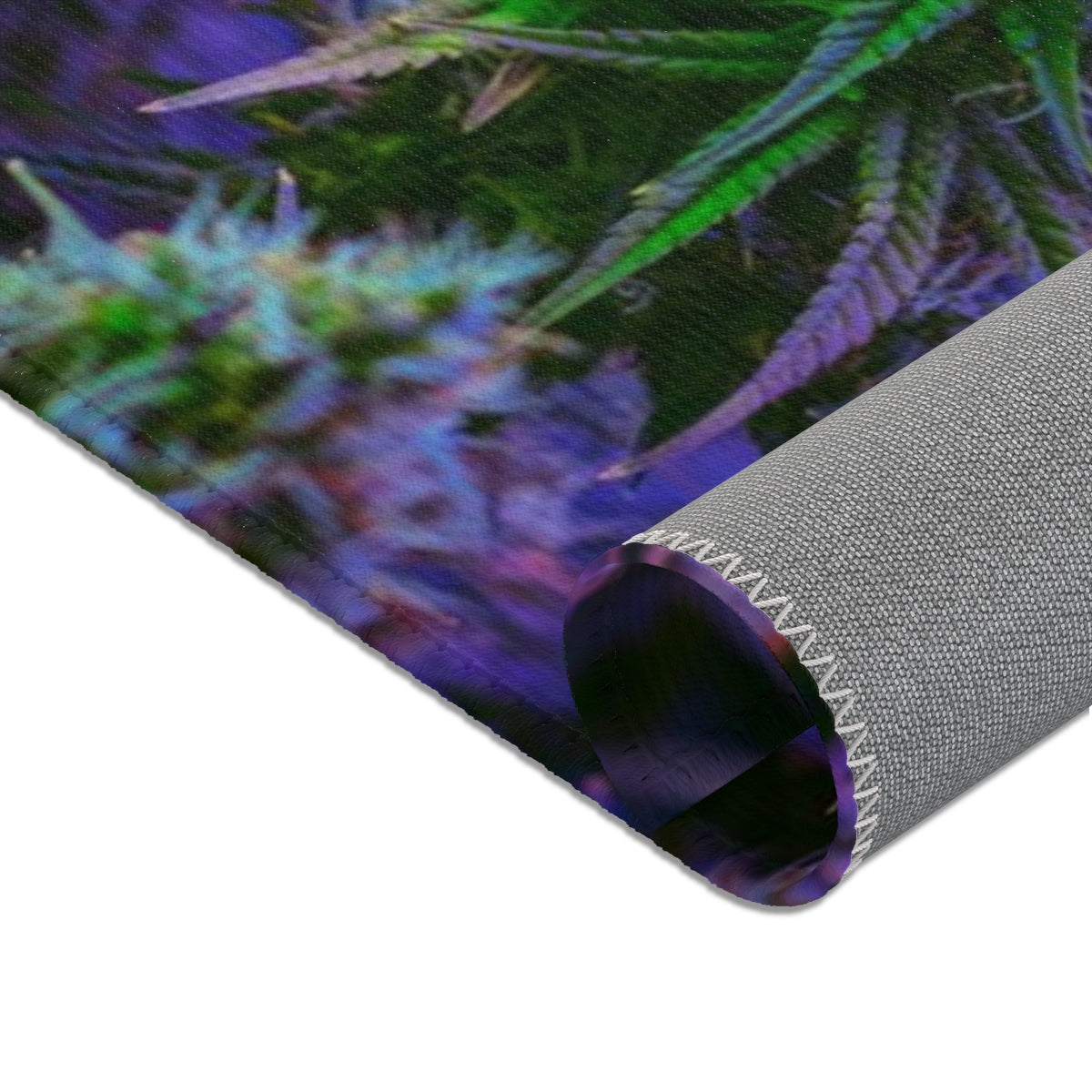 The Purple Cannabis Area Rugs