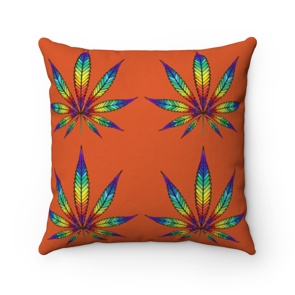 Love, Believe, Hope, Dream Cannabis Polyester Square Pillow