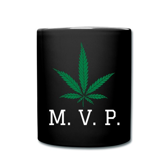 Thankful For Cannabis Mug - black