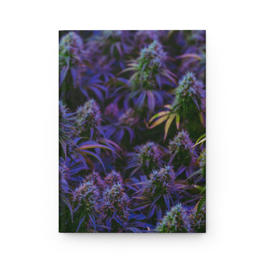 The Purple Cannabis Hardcover Journal