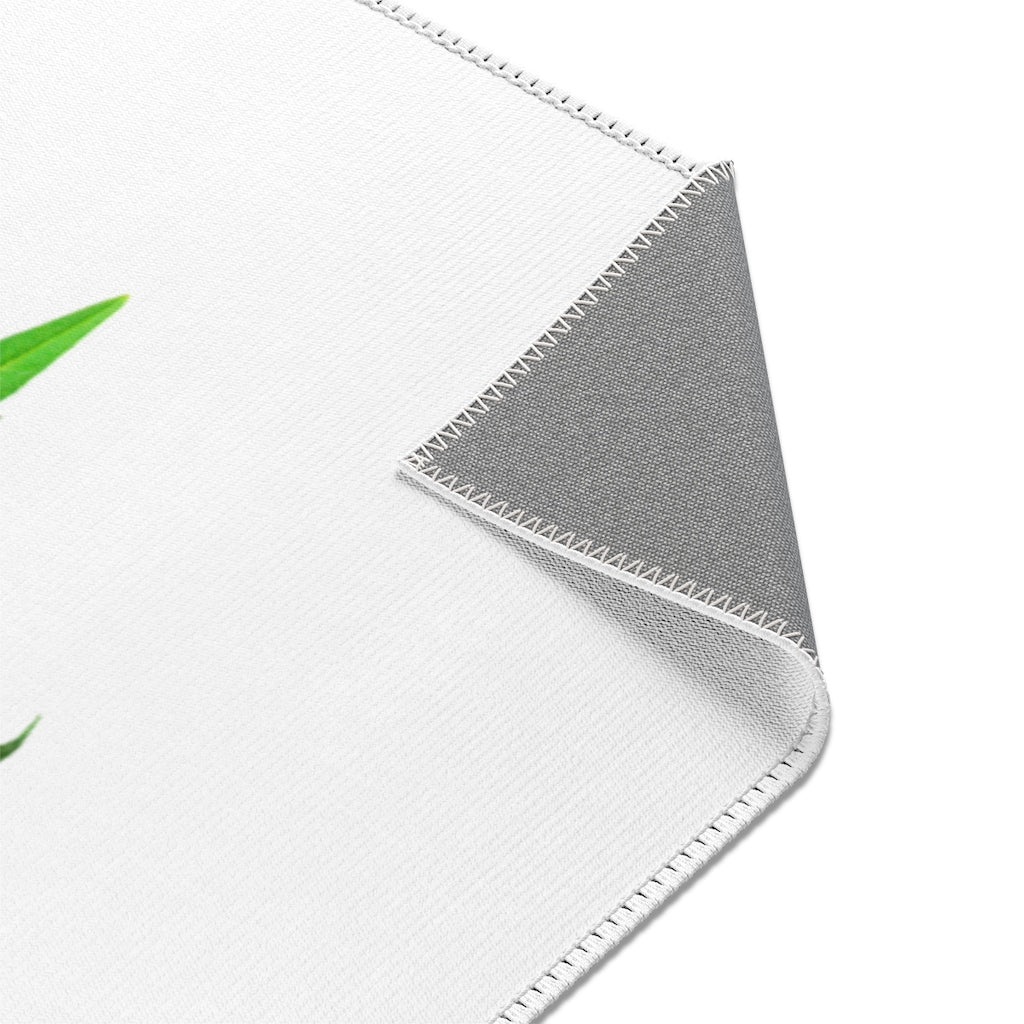 Semplicemente Cannabis Area Rugs- White