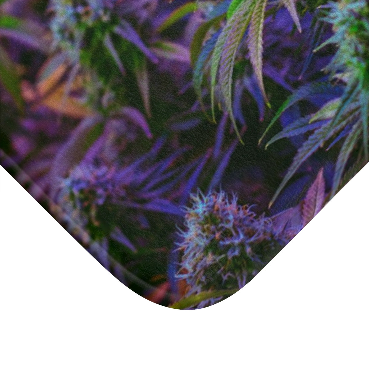 The Purple Cannabis Bath Mat