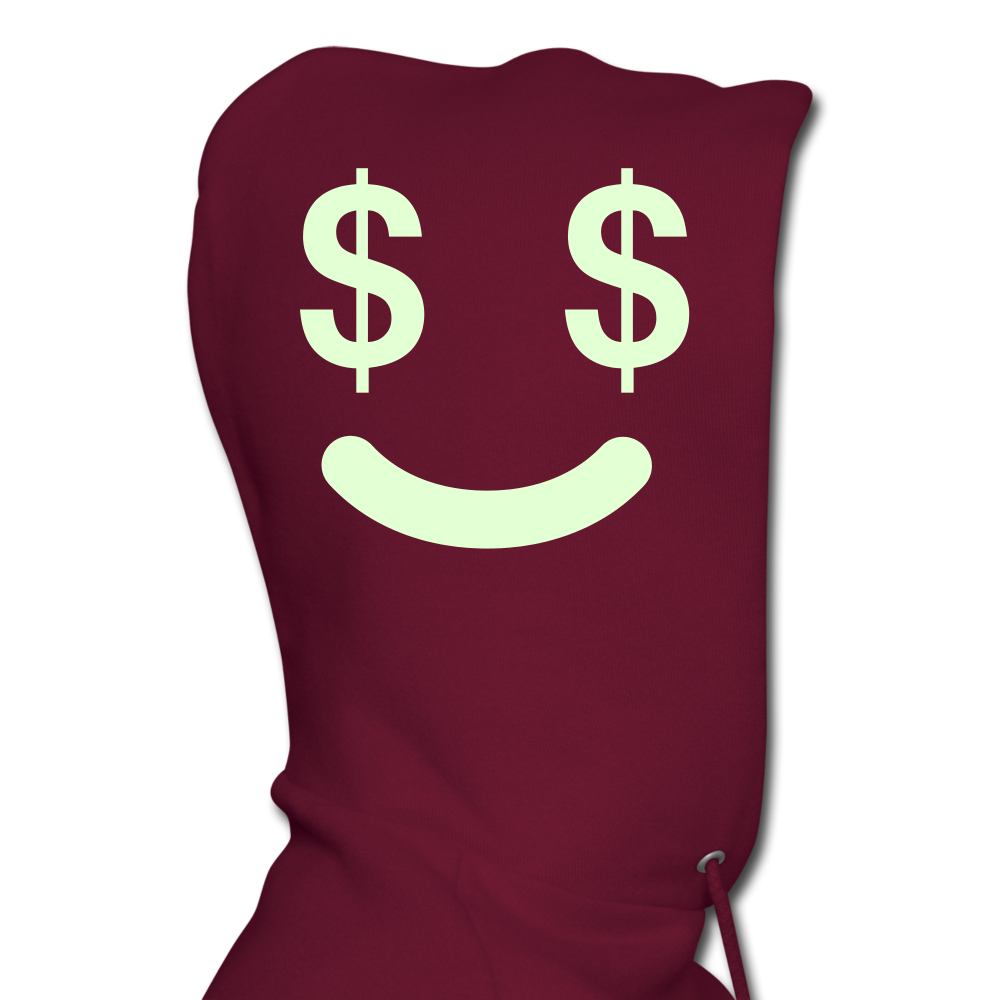 Stop Lacking And Start Stacking Money Men's Hoodie - burgundy