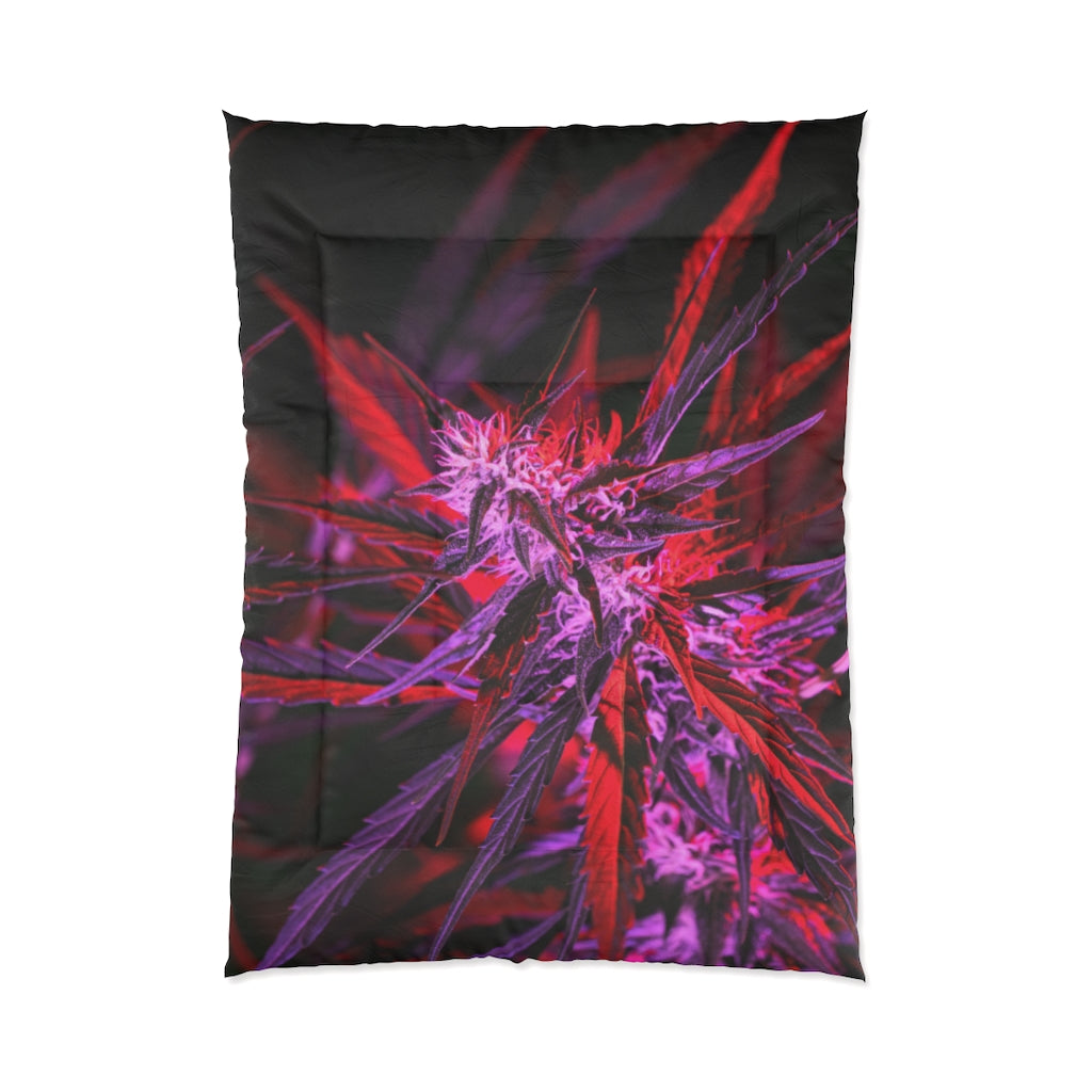 Into The Cannabis Galaxy Comforter