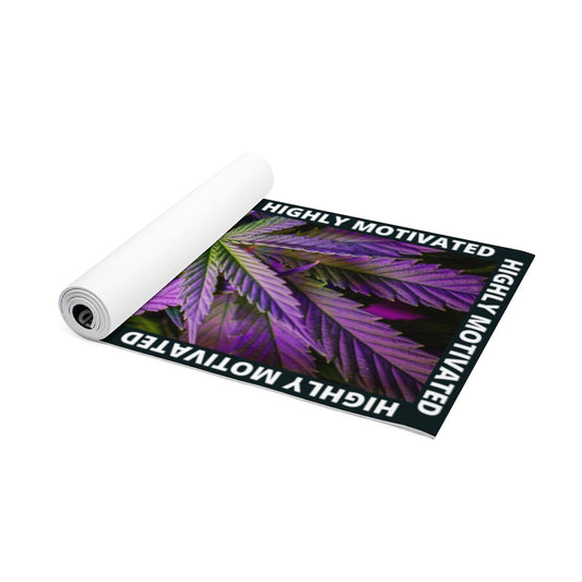 Highly Motivated Cannabis Foam Yoga Mat