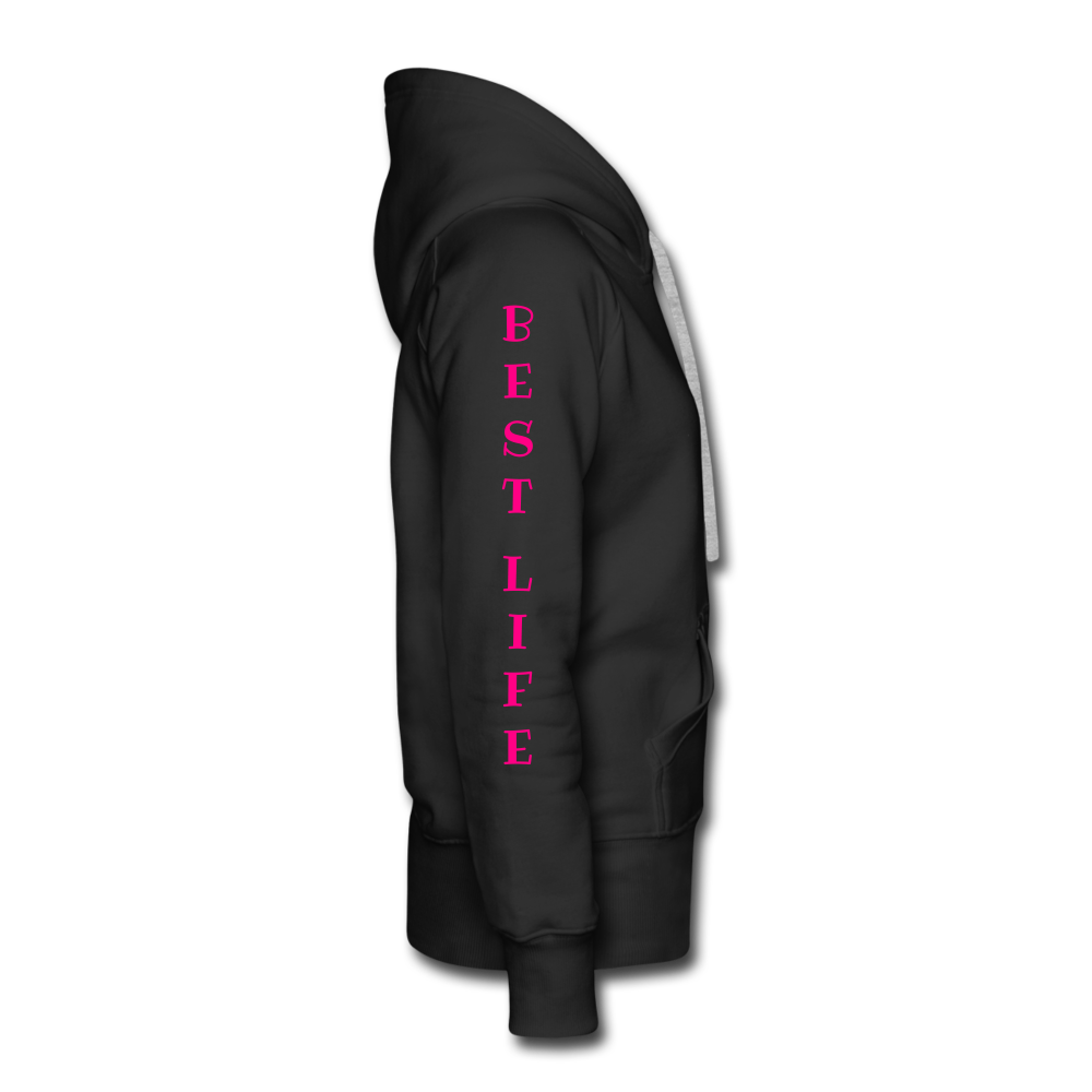 Living My Best Life Women’s Premium Hoodie - black