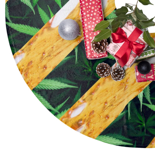 CannaDab Cannabis Christmas Tree Skirt