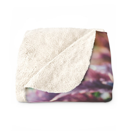 My Cannabis Garden Sherpa Fleece Blanket