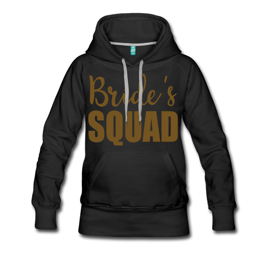 Bride Squad Women’s Premium Hoodie - black