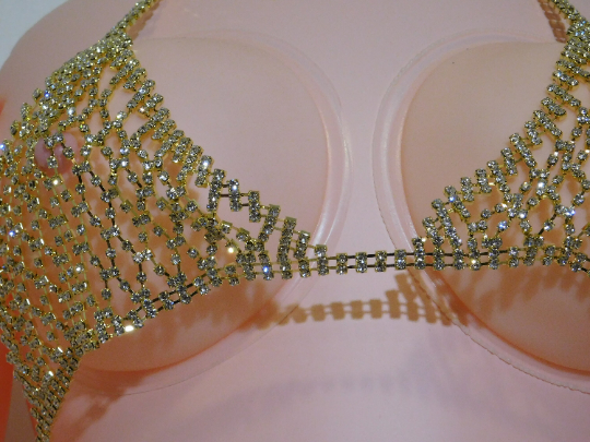 crystal bra? yes please  Bling bra, Rhinestone bra, Bedazzled bra