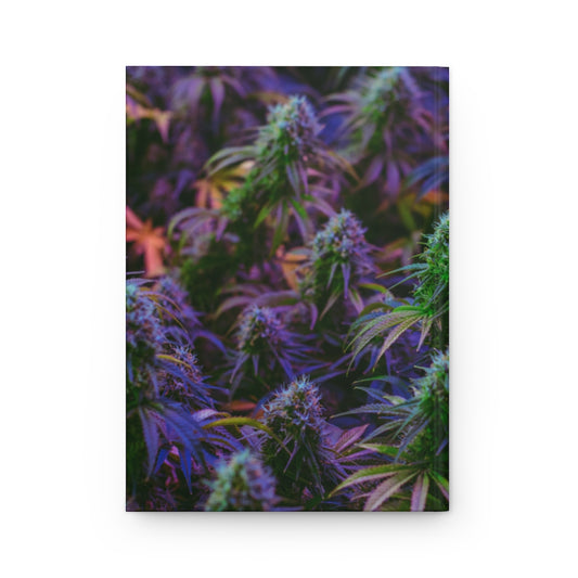 The Purple Cannabis Hardcover Journal