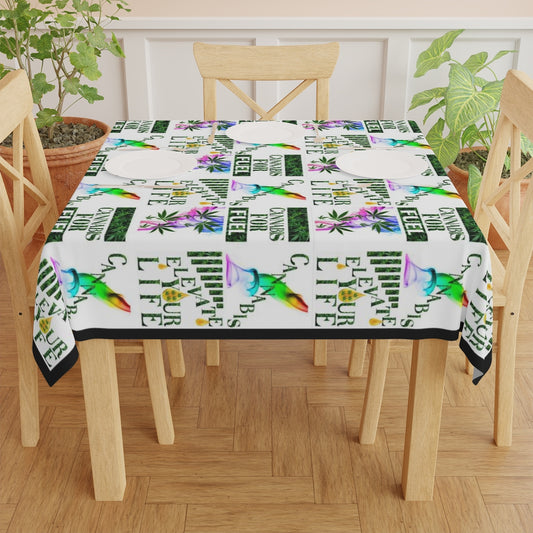 Cannabis For Fuel Tablecloth