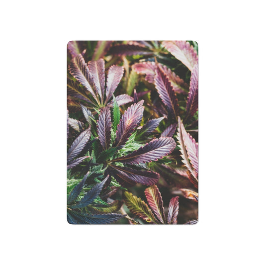 Into The Cannabis Garden Custom Poker Cards