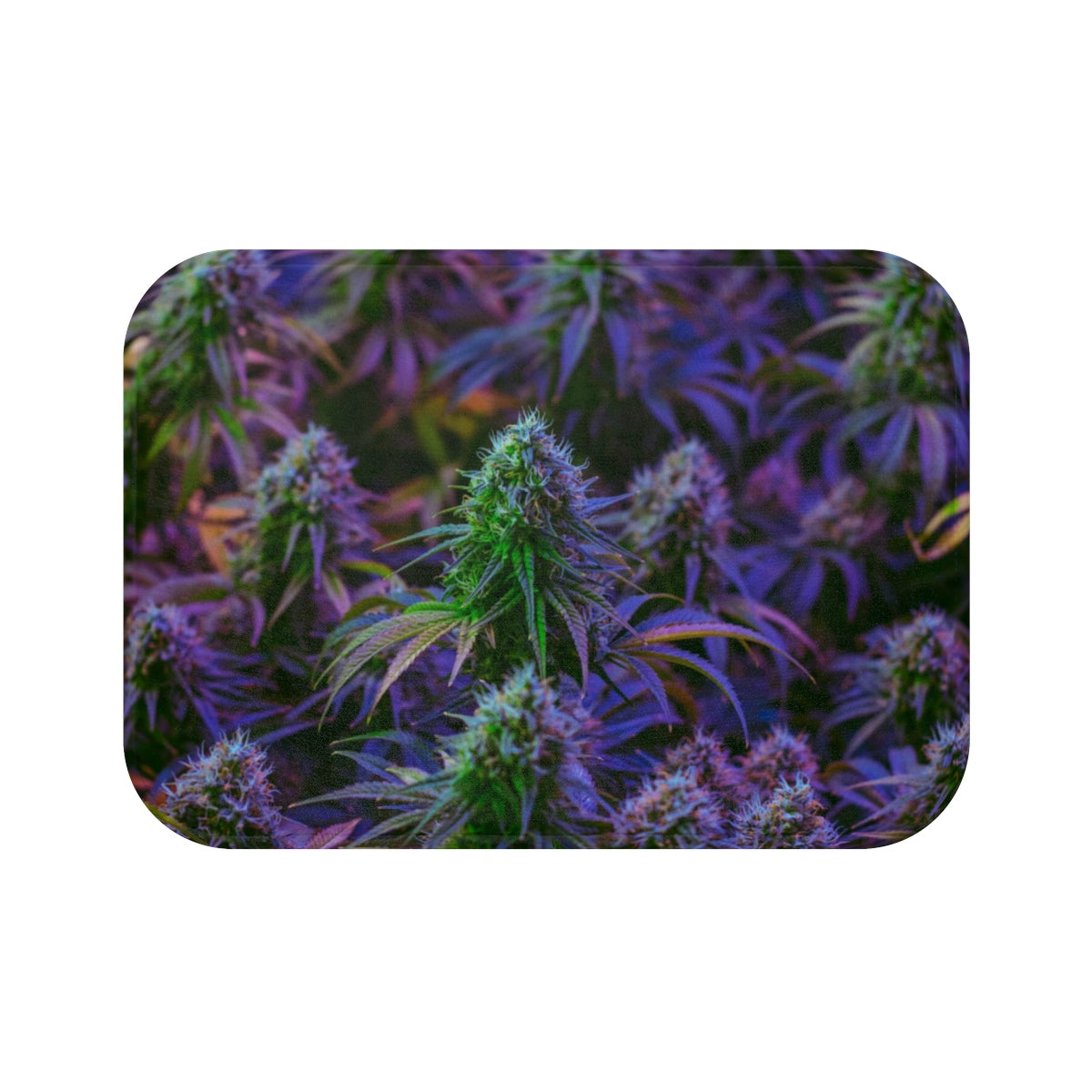 The Purple Cannabis Bath Mat