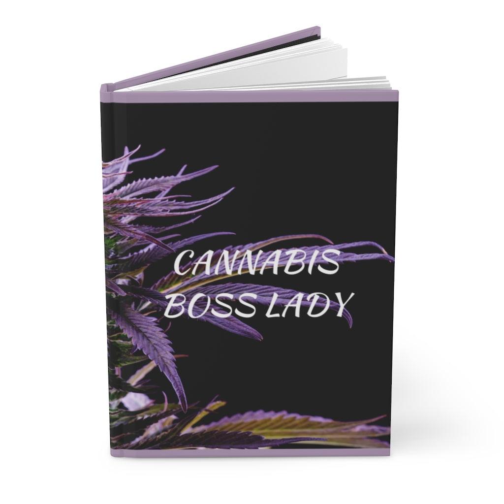 Cannabis Boss Lady Hardcover Journal