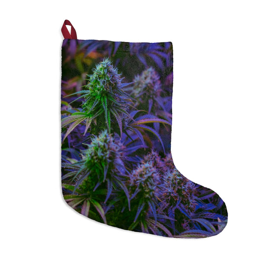 The Purple Cannabis Christmas Stockings