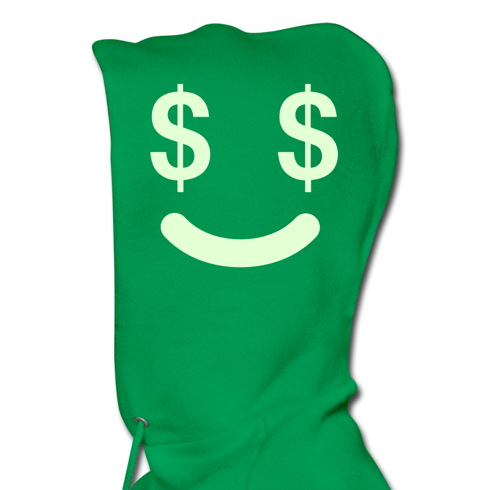 Stop Lacking And Start Stacking Money Men's Hoodie - kelly green