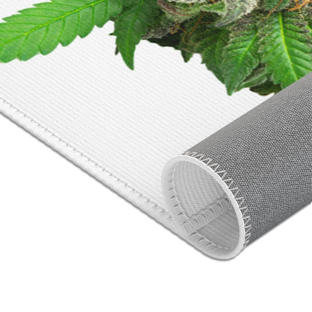 Semplicemente Cannabis Area Rugs- White